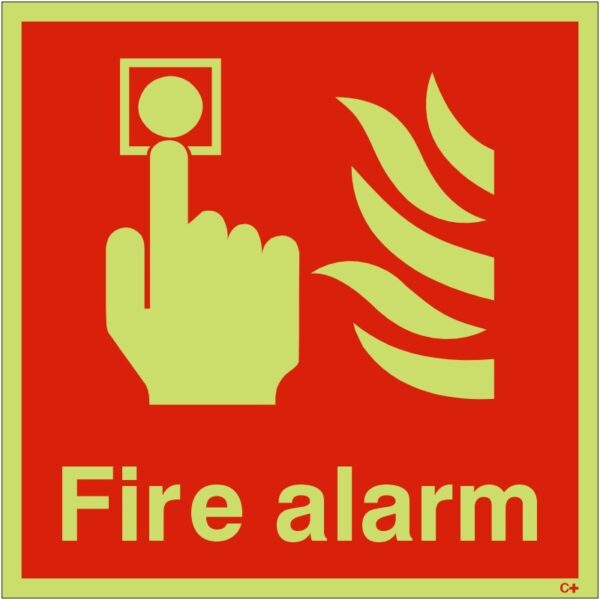 Fire Alarm Sign - Square - Image 2