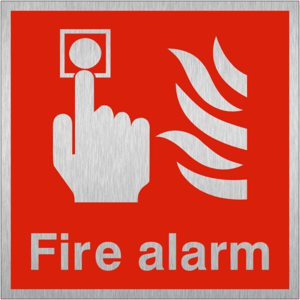 Fire Alarm Sign - Square - Image 3