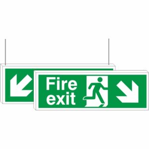 Hanging & Large Fire Exit Signs