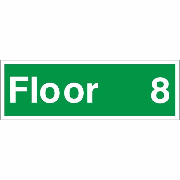 Floor 8 - Floor Level Identification Sign | HallMark Compliance LTD