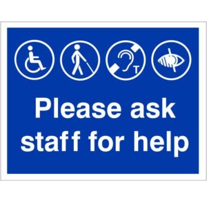 Disabled Fire Safety Signs