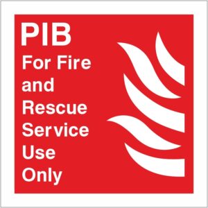 Premises Information Box (PIB) Signs
